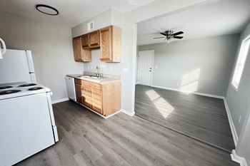 Luxury vinyl plank flooring